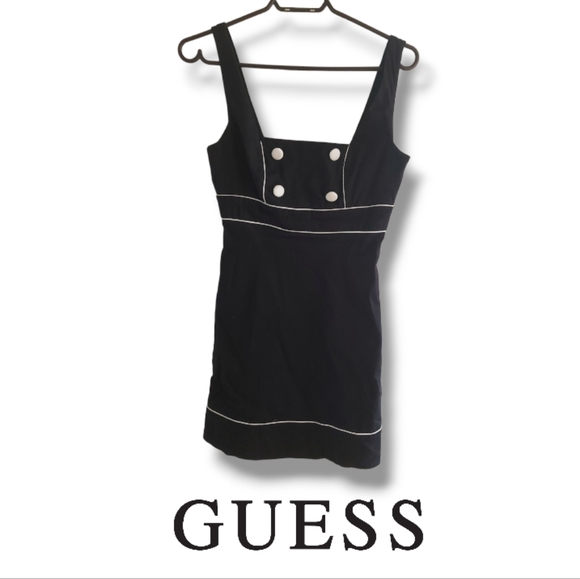 Guess Black and White Mini Dress - Picture 1 of 9